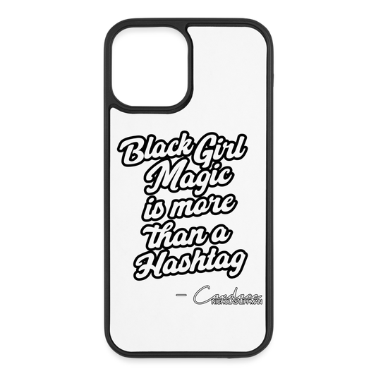 More Than A Hash Tag iPhone 12/12 Pro Case - white/black