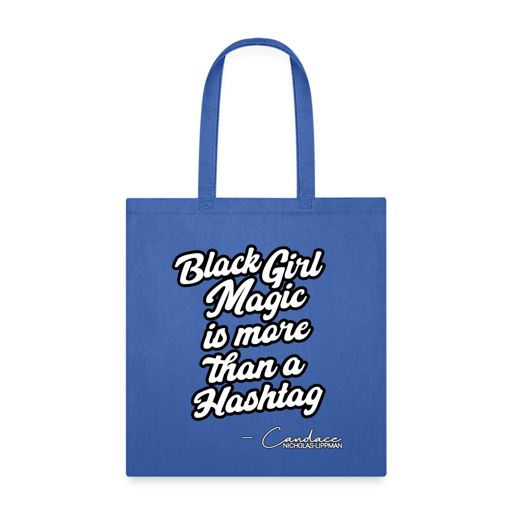 More Than A Hastag Tote Bag - royal blue