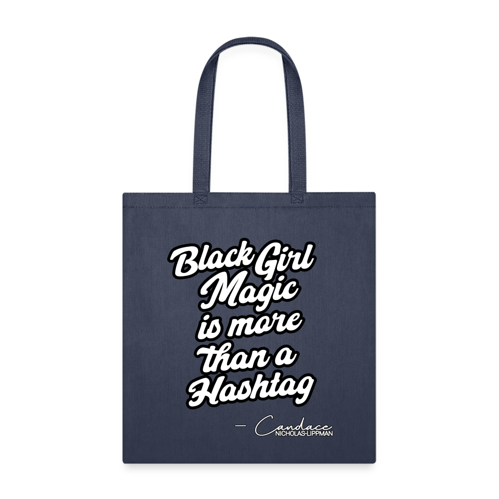 More Than A Hastag Tote Bag - navy