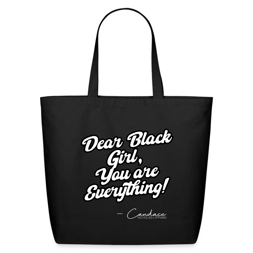 You Are Everything - Eco-Friendly Cotton Tote - black