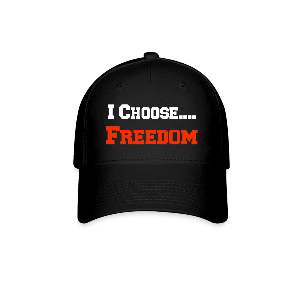 I CHOOSE FREEDOM - Unisex Baseball Cap - black