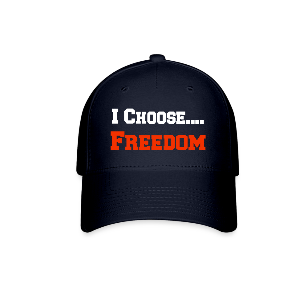I CHOOSE FREEDOM - Unisex Baseball Cap - navy