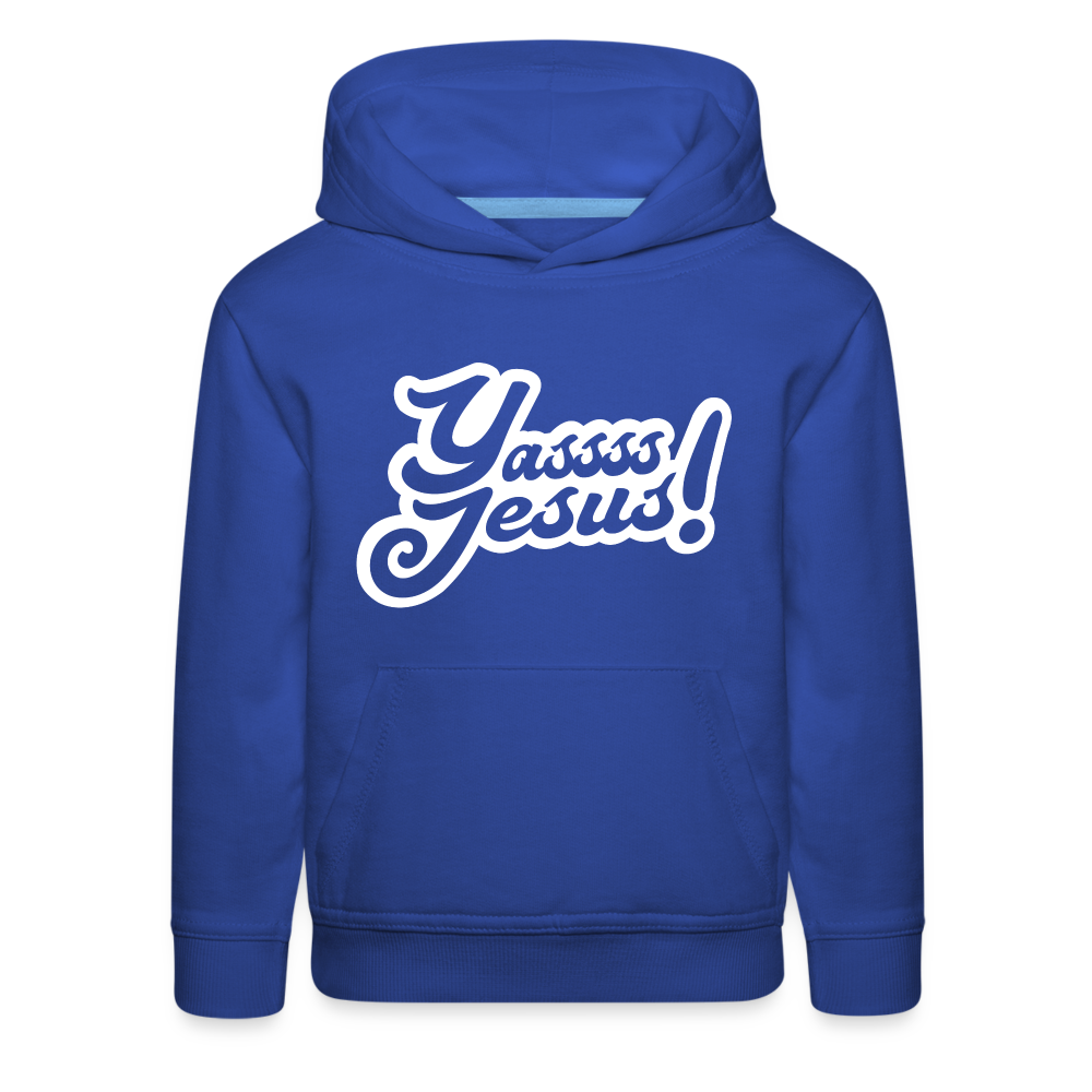 YASSS JESUS-Unisex Kids‘ Premium Hoodie - royal blue