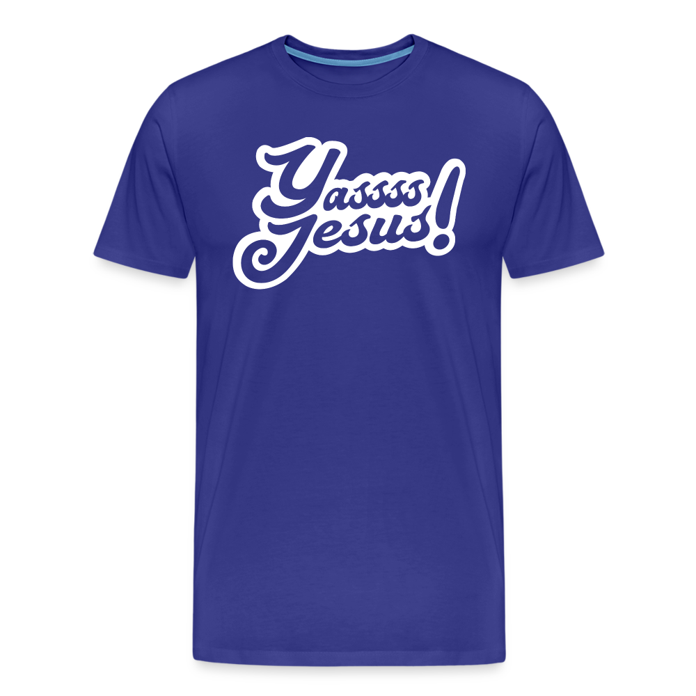 YASSS JESUS - Men's Premium T-Shirt - royal blue
