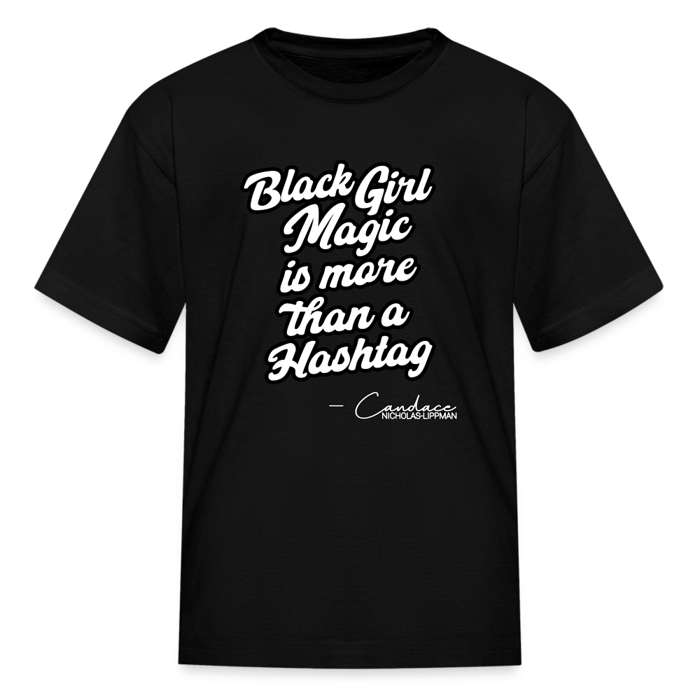 MORE THAN A HASHTAG- Kids' T-Shirt - black